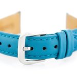 Pasek skórzany do zegarka W94 - jasnoniebieski - 12mm