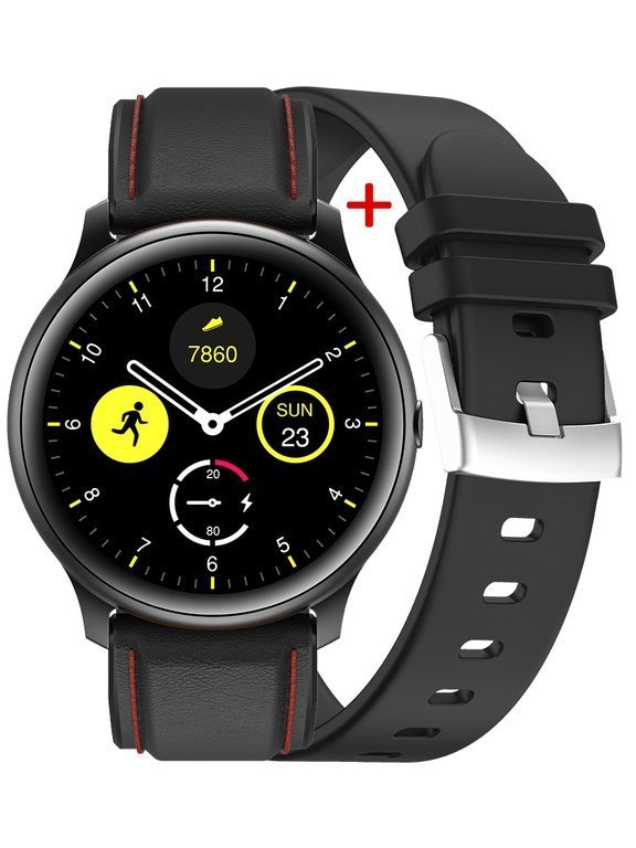14315_17 SMARTWATCH MĘSKI G. Rossi G.RSWSF1-1A1-1 black + dodatkowy PASEK (sg003e) - obrazek 1