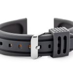 Pasek gumowy do zegarka U09 - szary - 28mm