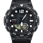 ZEGAREK MĘSKI CASIO AEQ-100W 1AV (zd070a) - WORLD TIME + BOX