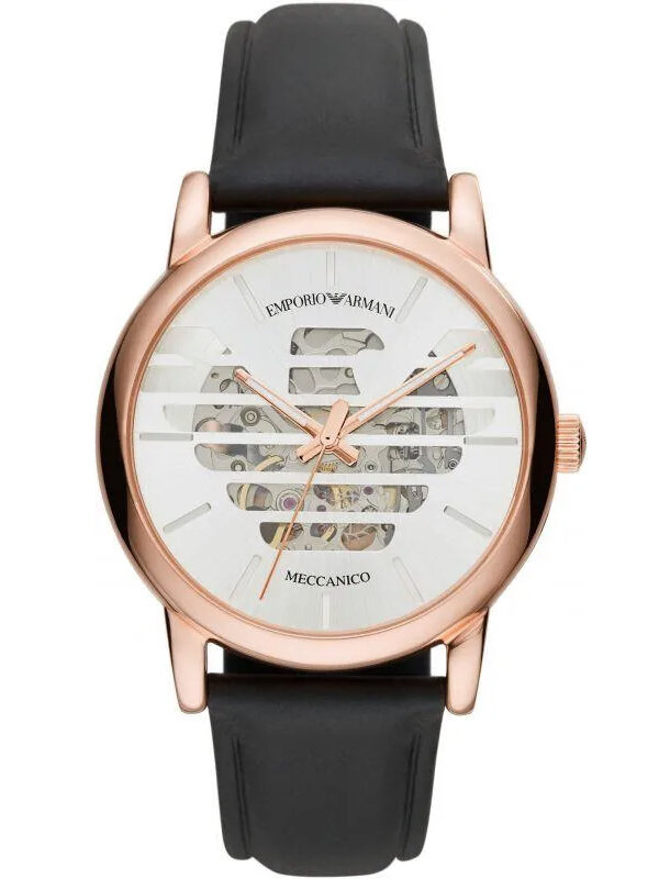28383_7 ZEGAREK MĘSKI EMPORIO ARMANI LUIGI AUTOMATIC AR60031 + BOX (zi062b) - obrazek 1