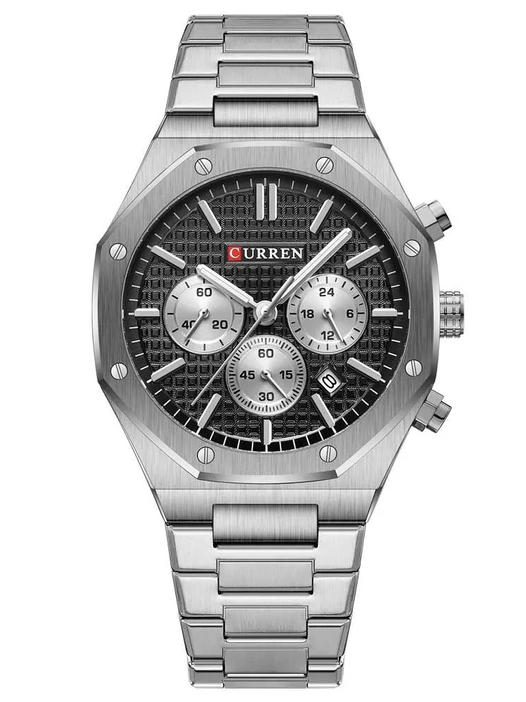 50103_1 ZEGAREK MĘSKI CURREN 8440 CHRONO (zc047b) + BOX - obrazek 1