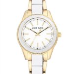 ZEGAREK DAMSKI Anne Klein Gold-Tone AK-3212WTGB + BOX