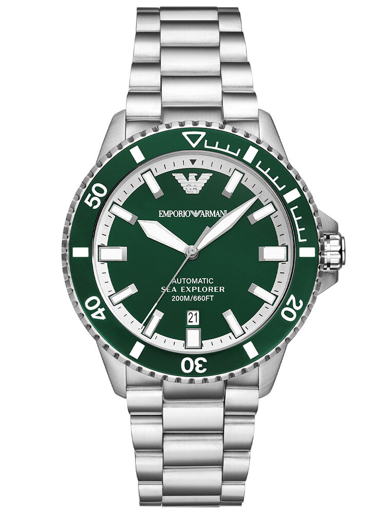 53155_1 ZEGAREK MĘSKI EMPORIO ARMANI AR60080 Sea Explorer AUTOMATIC (zi110b) + BOX - obrazek 1