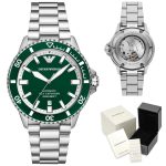 ZEGAREK MĘSKI EMPORIO ARMANI AR60080 Sea Explorer AUTOMATIC (zi110b) + BOX - obrazek 11