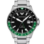 ZEGAREK MĘSKI EMPORIO ARMANI AR11589 - Diver GMT (zi112a)