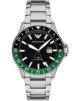 ZEGAREK MĘSKI EMPORIO ARMANI AR11589 - Diver GMT (zi112a)