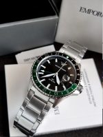 ZEGAREK MĘSKI EMPORIO ARMANI AR11589 - Diver GMT (zi112a) - obrazek 6