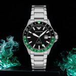 ZEGAREK MĘSKI EMPORIO ARMANI AR11589 - Diver GMT (zi112a) - obrazek 8