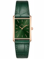 ZEGAREK DAMSKI DANIEL WELLINGTON Bound Crocodile Emerald Rose Gold 22mm DW00100694 + BOX