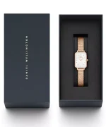 ZEGAREK DAMSKI DANIEL WELLINGTON Quadro Lumine Pressed Piano 20mm DW00100578 + BOX (zw519b) - obrazek 6