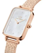 ZEGAREK DAMSKI DANIEL WELLINGTON Quadro Lumine Pressed Piano 20mm DW00100578 + BOX (zw519b) - obrazek 2