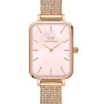 ZEGAREK DAMSKI DANIEL WELLINGTON Quadro Pressed Melrose Pearl 20mm DW00100510 + BOX (zw505o)