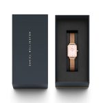 ZEGAREK DAMSKI DANIEL WELLINGTON Quadro Pressed Melrose Pearl 20mm DW00100510 + BOX (zw505o) - obrazek 6