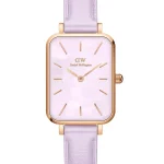 ZEGAREK DAMSKI DANIEL WELLINGTON Quadro Lavender Mop 20mm DW00100637 + BOX (zw521b)