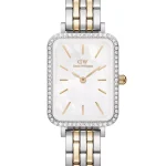 ZEGAREK DAMSKI DANIEL WELLINGTON Quadro Lumine Bezel 5-Link Two-Tone DW00100671 + BOX (zw519g)