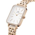 ZEGAREK DAMSKI DANIEL WELLINGTON Quadro Rose Gold DW00100672 + BOX (zw519h) - obrazek 2