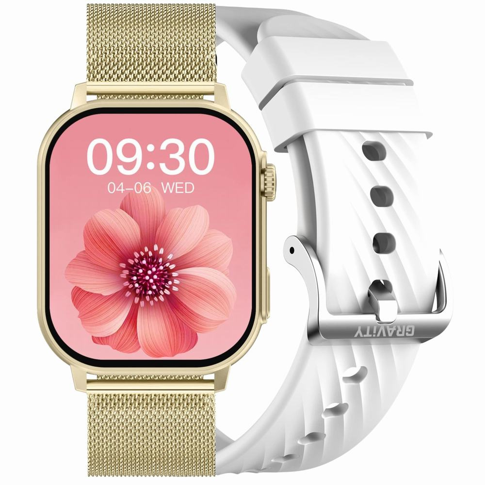 55953_1 SMARTWATCH UNISEX GRAVITY GT15-10 - ROZMOWY BLUETOOTH, DODATKOWY PASEK (sg029j) - obrazek 1