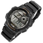 ZEGAREK MĘSKI CASIO AE-1000W-1AV - WORLD TIME + BOX - obrazek 2