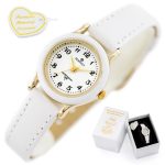 ZEGAREK KOMUNIJNY DZIECIĘCY PERFECT LP195-02 biały + BOX - obrazek 7