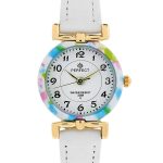 ZEGAREK DZIECIĘCY PERFECT LP004-06 KOMUNIJNY - biały/kolorowy + BOX