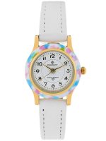 ZEGAREK KOMUNIJNY DZIECIĘCY PERFECT LP195-06 - biały/złoty + BOX