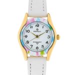 ZEGAREK DZIECIĘCY PERFECT LP223-05 KOMUNIJNY - biały/kolorowy + BOX