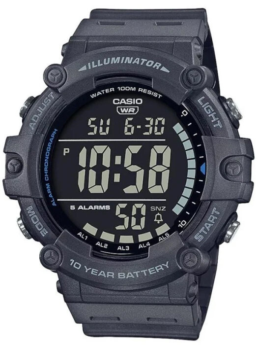 29585_1 ZEGAREK MĘSKI CASIO SPORT ILLUMINATOR AE-1500WH-8B + BOX - obrazek 1