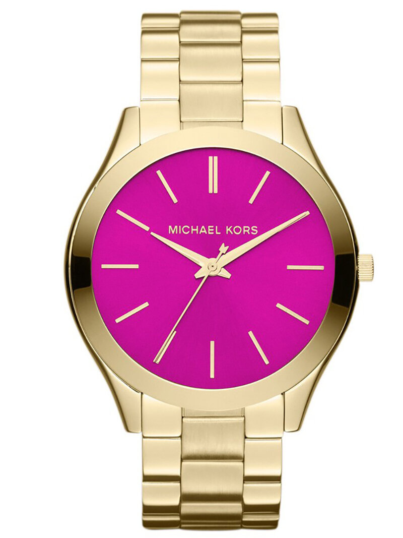 29160_2 ZEGAREK DAMSKI Michael Kors Slim Runway MK3264 + BOX - obrazek 1