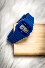 ZEGAREK MĘSKI CASIO F-91WB-2A1 + BOX - obrazek 6