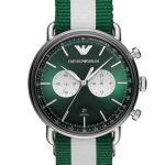 ZEGAREK MĘSKI EMPORIO ARMANI AR11221 - AVIATOR (zi019e)