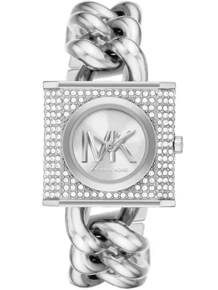 52919_1 ZEGAREK DAMSKI Michael Kors Chain Lock MK4718 + BOX - obrazek 1