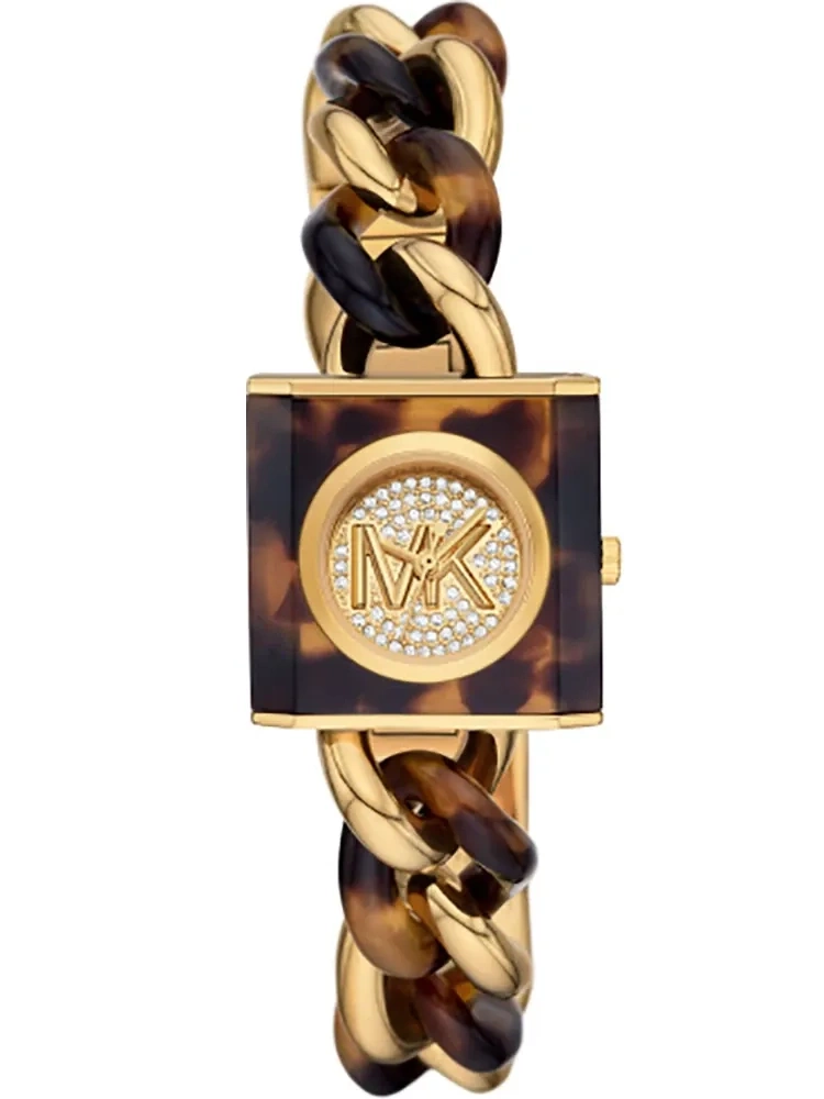 52975_1 ZEGAREK DAMSKI Michael Kors Chain Lock MK4808 + BOX - obrazek 1