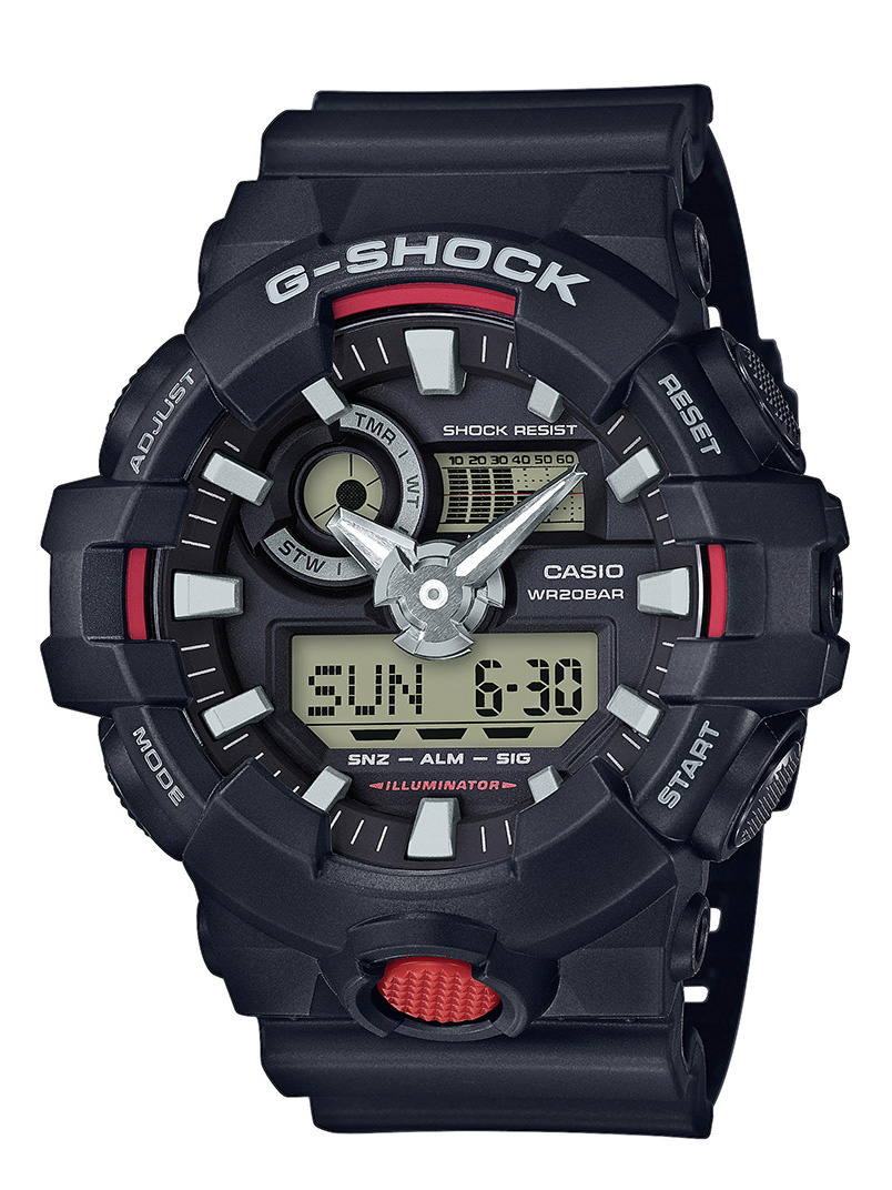 56448_2 ZEGAREK MĘSKI CASIO G-SHOCK GA-700-1AER (zd140e) - obrazek 1
