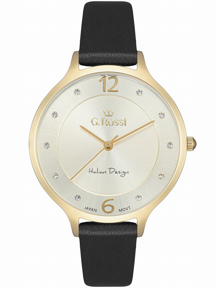 55913_2 ZEGAREK DAMSKI G. ROSSI G.R10411A-4A1 NA PASKU (zg714j) + BOX - obrazek 1