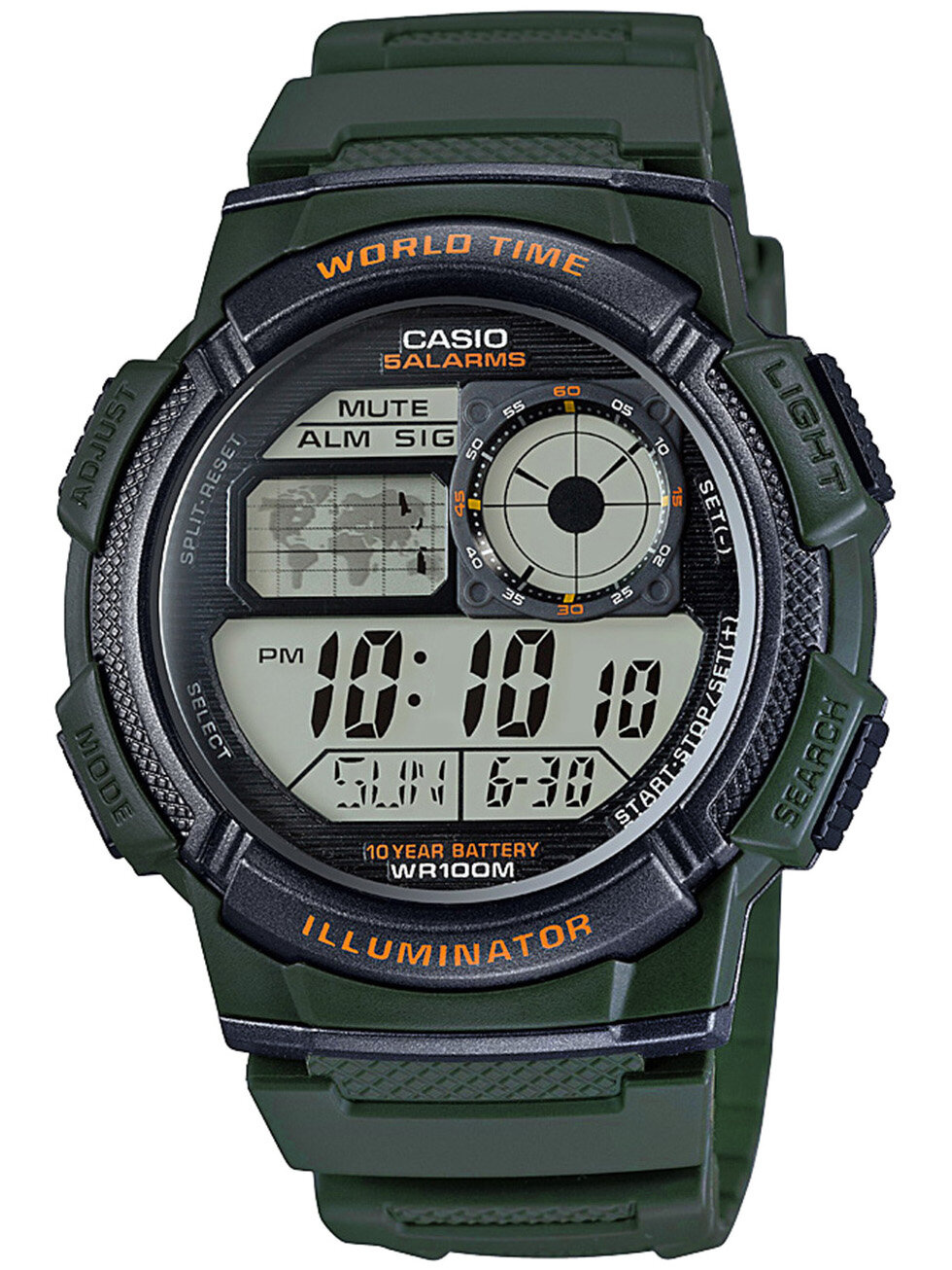 7484_7 ZEGAREK MĘSKI CASIO AE-1000W 3AVDF (zd073b) - WORLD TIME + BOX - obrazek 1