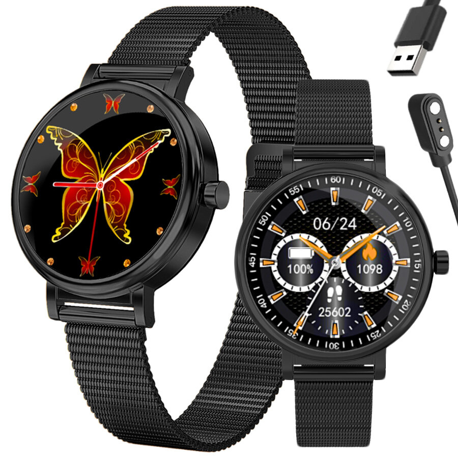 17332_4 SMARTWATCH DAMSKI Rubicon RNBE64 - CIŚNIENIOMIERZ, PULSOKSYMETR (sr013d) - obrazek 1