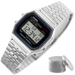 ZEGAREK MĘSKI CASIO A159WA-N1DF - KLASYKA (zd168b) + BOX - obrazek 6