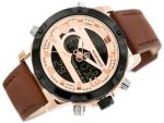 ZEGAREK MĘSKI NAVIFORCE - NF9097 (zn043e) - brown/rosegold - obrazek 2