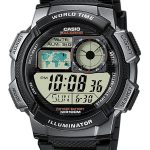 ZEGAREK MĘSKI CASIO AE-1000W 1BVDF (zd073g) - WORLD TIME + BOX