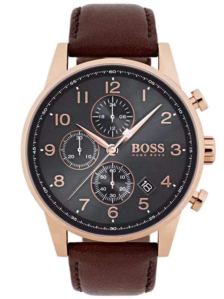 19434_1 ZEGAREK MĘSKI HUGO BOSS 1513496 - NAVIGATOR (zh010b) - obrazek 1