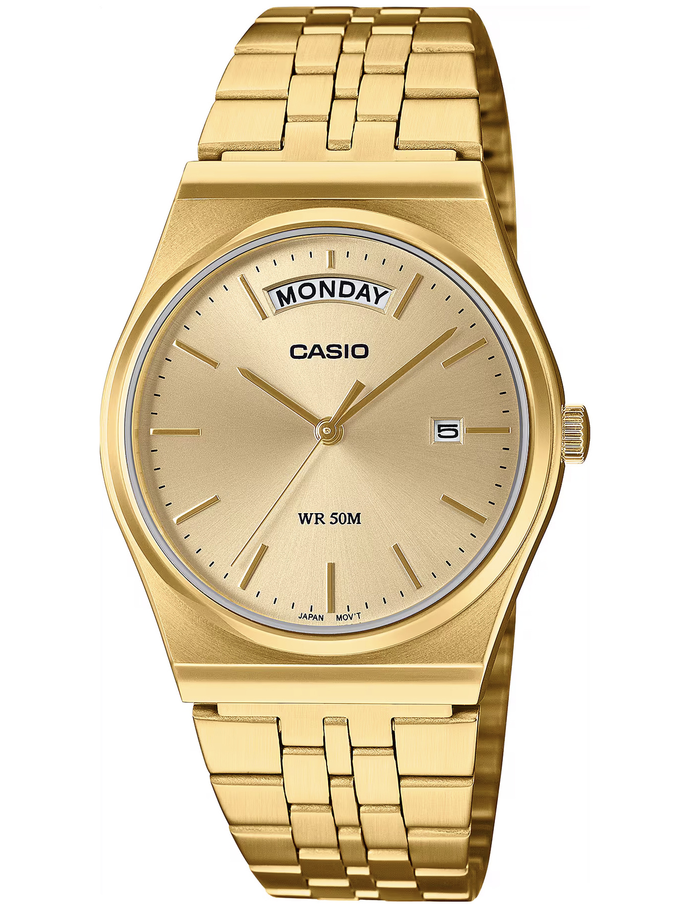 55935_4 Zegarek Męski Casio MTP-B146G-9AV + BOX (zd270a) - obrazek 1