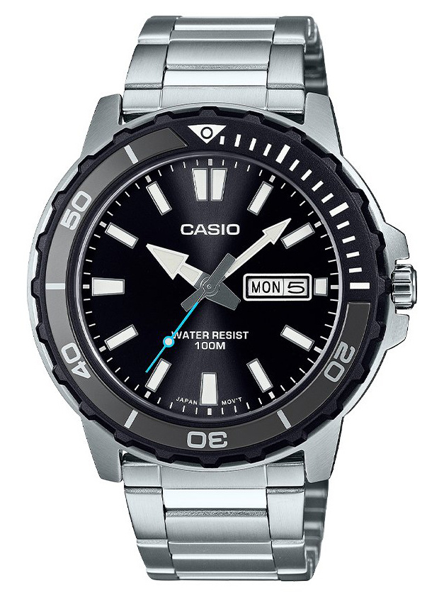 56634_1 Zegarek Męski Casio Collection MTD-125D-1A3 + BOX - obrazek 1
