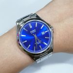 Zegarek Męski Casio MTS-115D-2A1 + BOX (zd292a) SZAFIR - obrazek 4