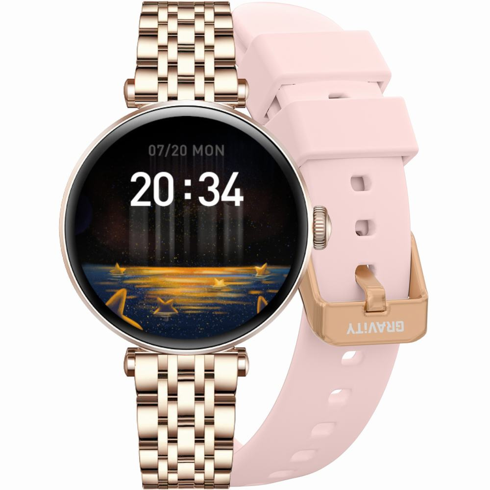 56667_1 SMARTWATCH DAMSKI GRAVITY GT26-4 - DODATKOWY PASEK (sg042d) - obrazek 1
