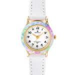ZEGAREK KOMUNIJNY DZIECIĘCY PERFECT LP195-05 - biały + BOX