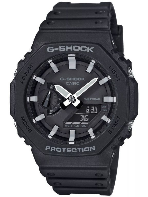 16358_1 ZEGAREK MĘSKI CASIO G-SHOCK OCTAGON GA-2100-1AER (zd139a) - obrazek 1