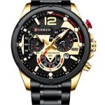 ZEGAREK MĘSKI CURREN 8395 (zc019d) - CHRONOGRAF