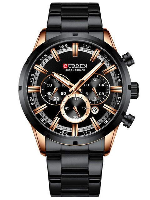 18229_1 ZEGAREK MĘSKI CURREN 8355 CHRONOGRAF (zc028d) +BOX - obrazek 1