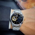 Zegarek Męski Orient Open Heart FAG03002B0 + BOX - obrazek 3